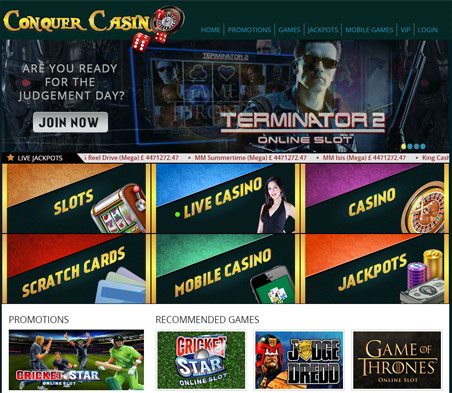 Win Cash Rewards At Conquer Casino