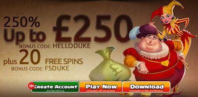 Casino Dukes Online Slots Casino no Deposit Bonus Games