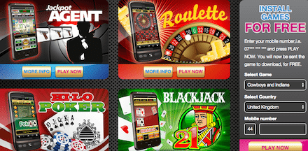 PocketWin Mobile Casino Games