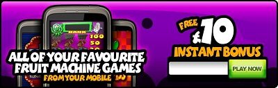 Free £10 Mobile Casino Bonus 